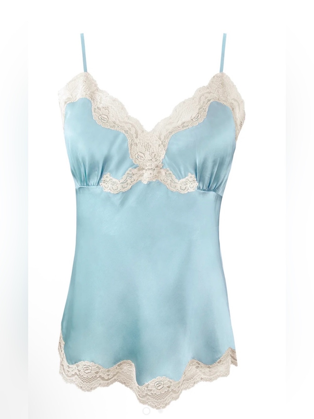 🦋Gold Hawk Pearl Lace Two Tone Cami - Dream Blue NWT🦋